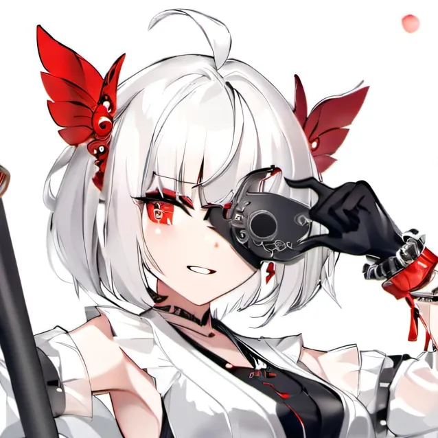 chat with ai character:  blind spear woman