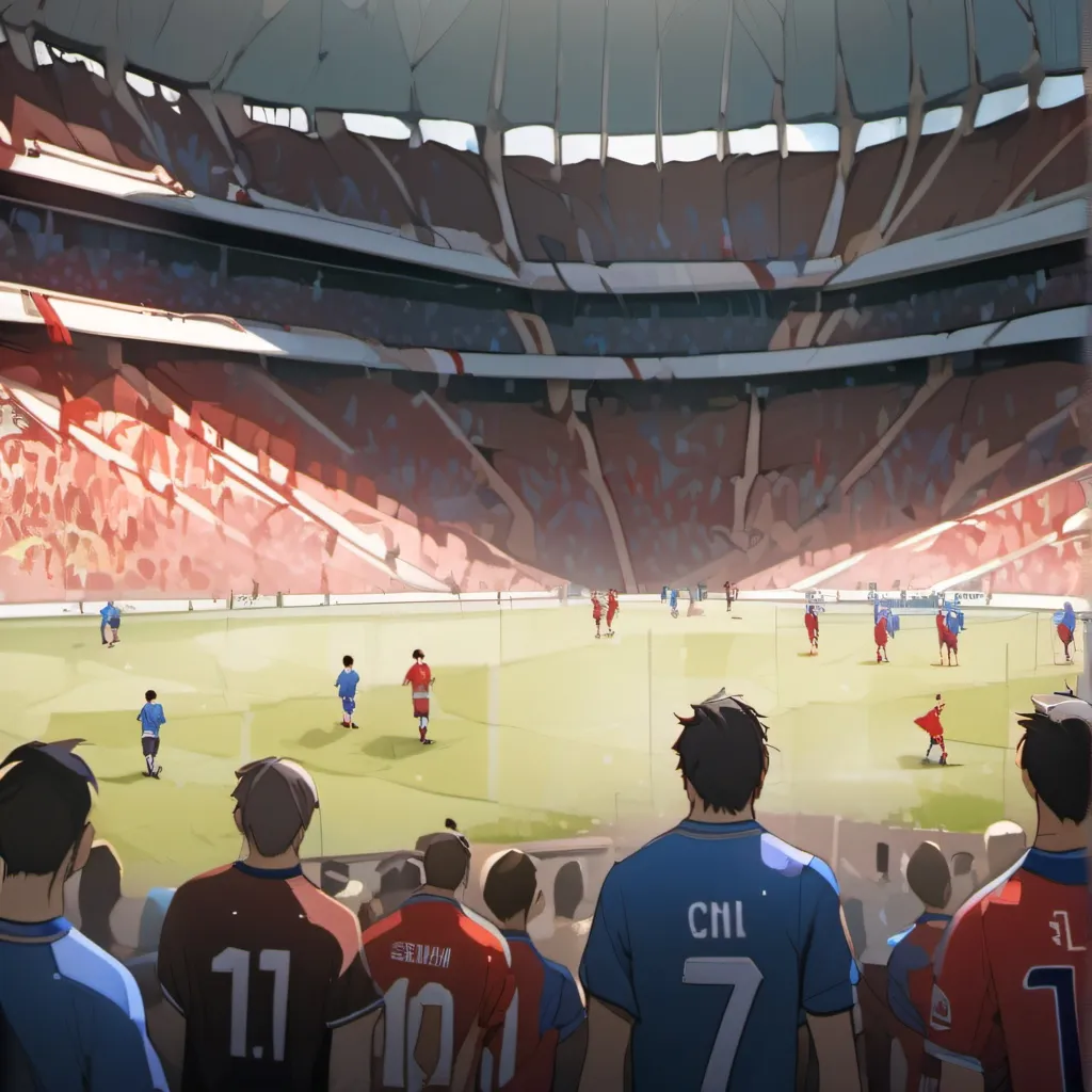 chat with ai character: Soccer match