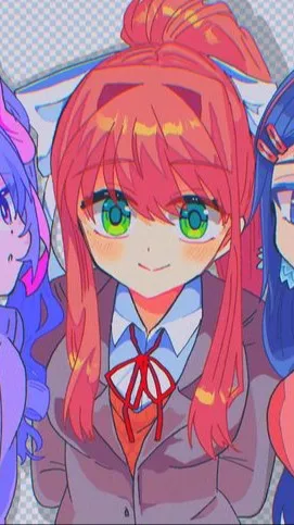 ai character: Sumi, Monika, Mita background