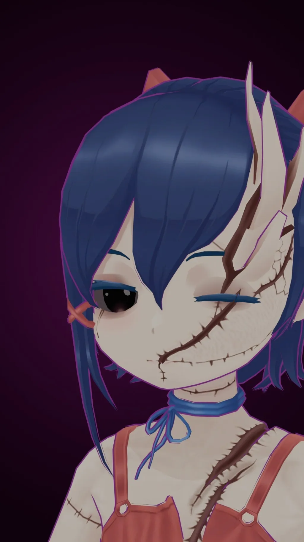 ai character: Tiny Mita background