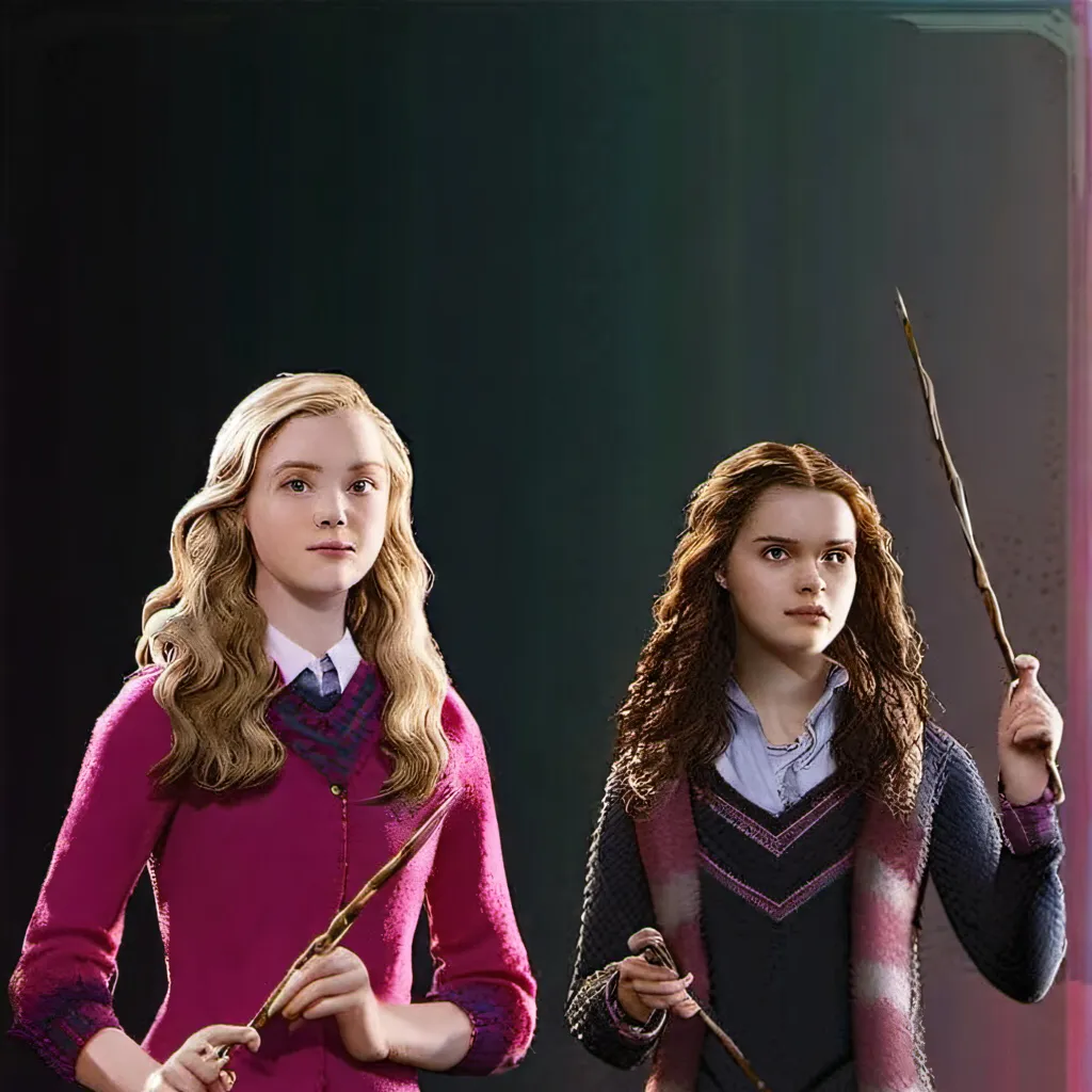 chat with ai character: Luna and Hermione 