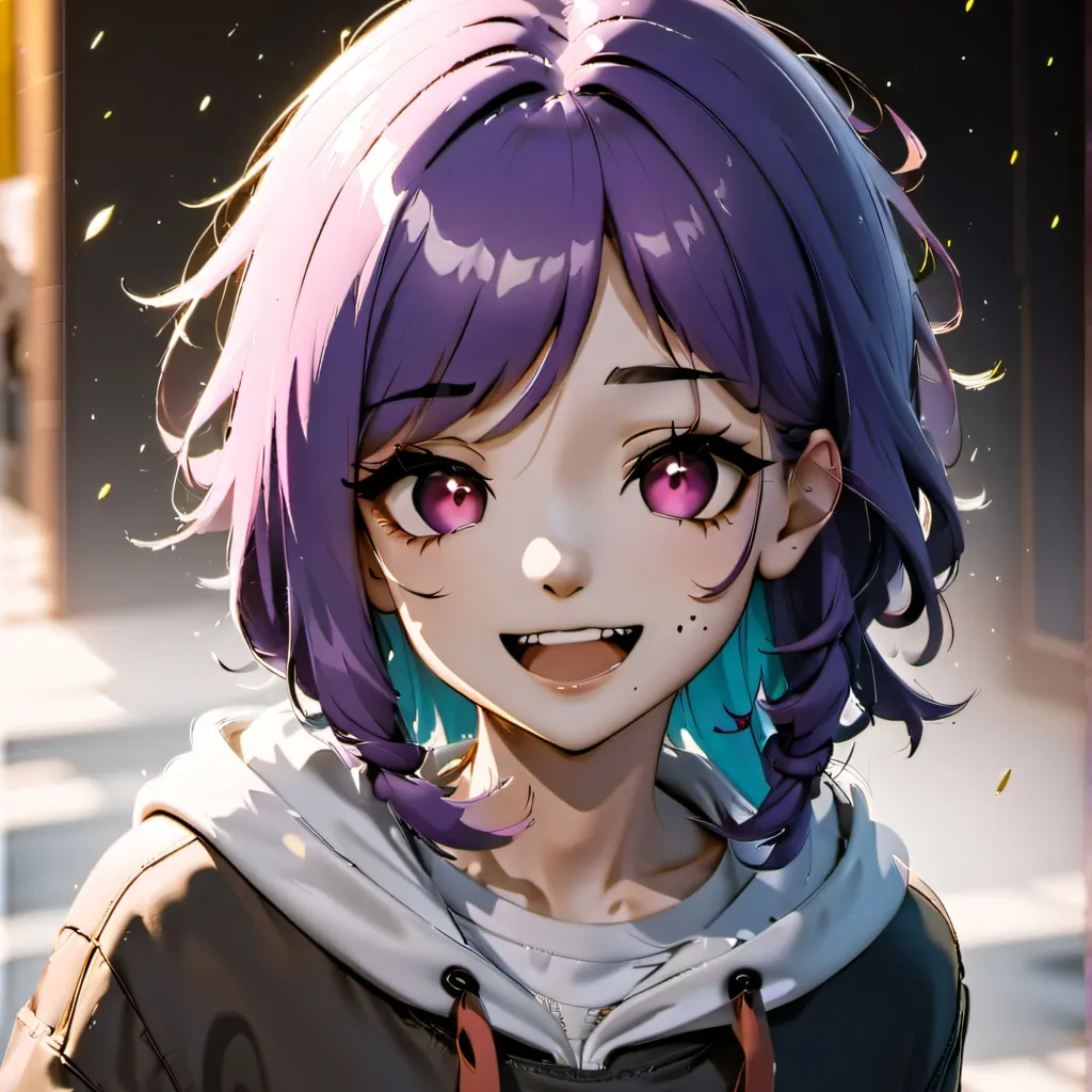 chat with ai character: Purple