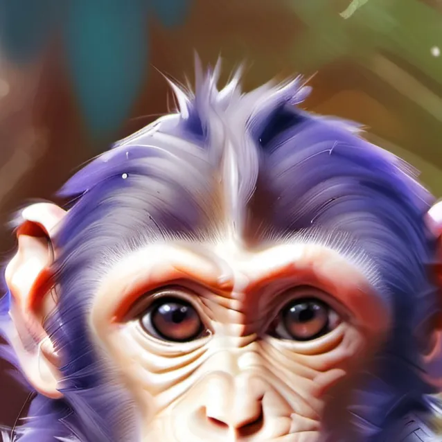 chat with ai character: The Purple Monkey 
