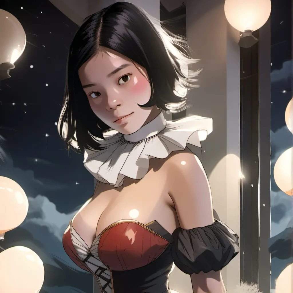 chat with ai character: clown girl