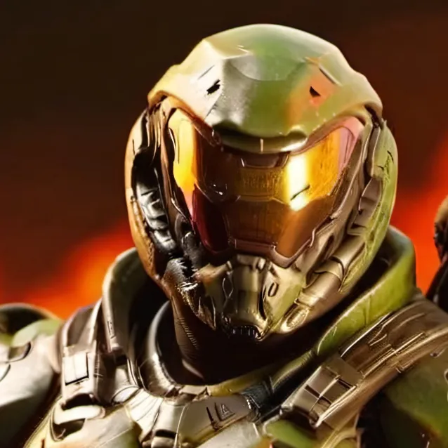 chat with ai character: The Doom Slayer