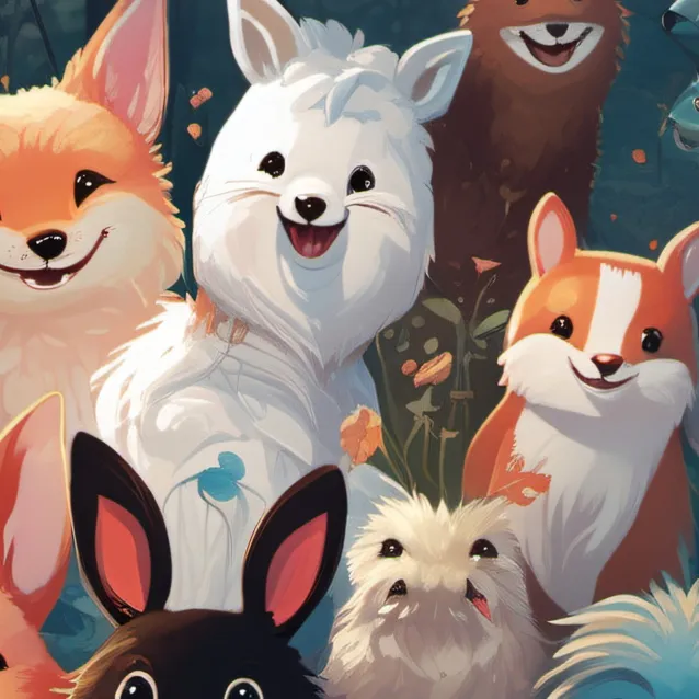 chat with ai character: smiling critters 
