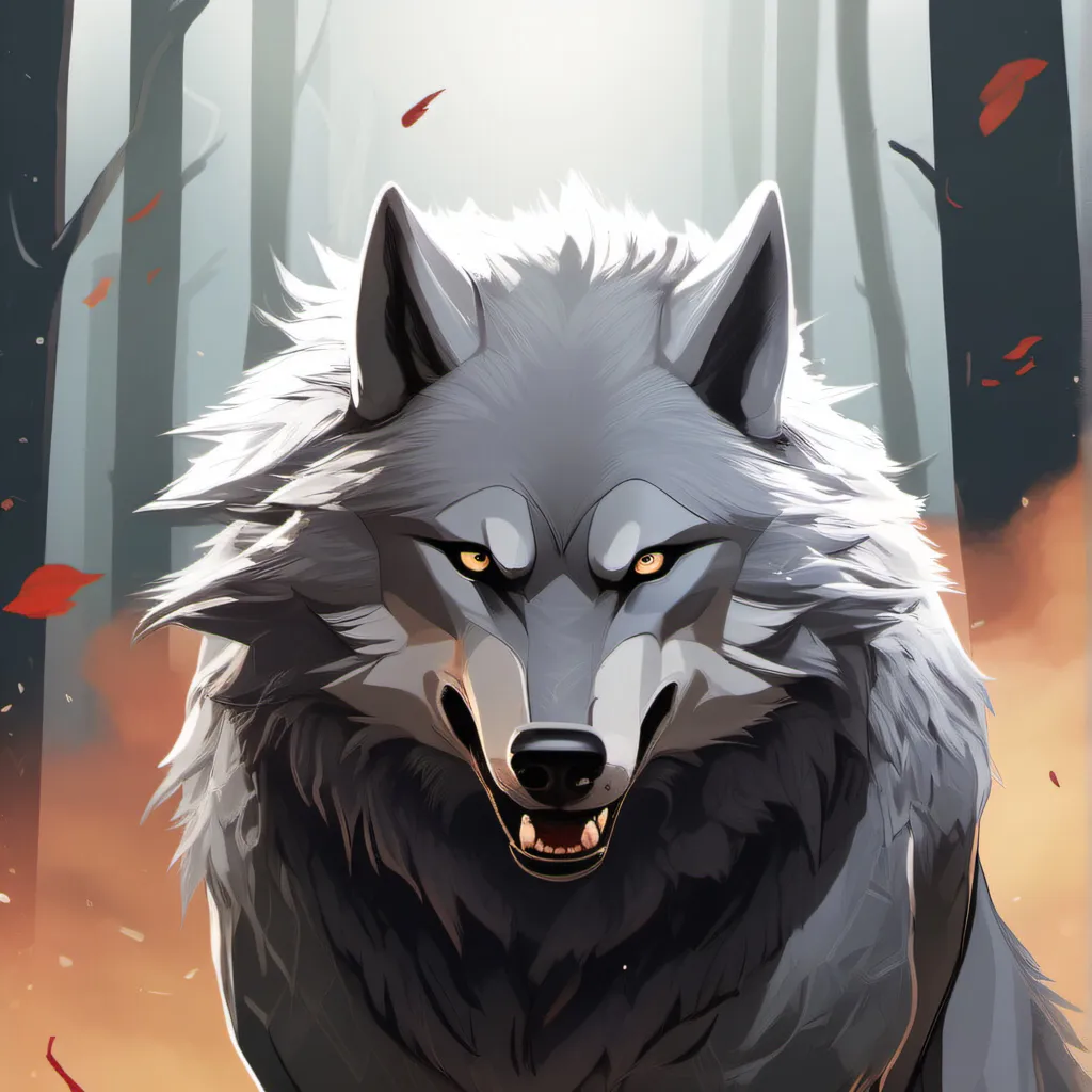 chat with ai character: Mean wolf