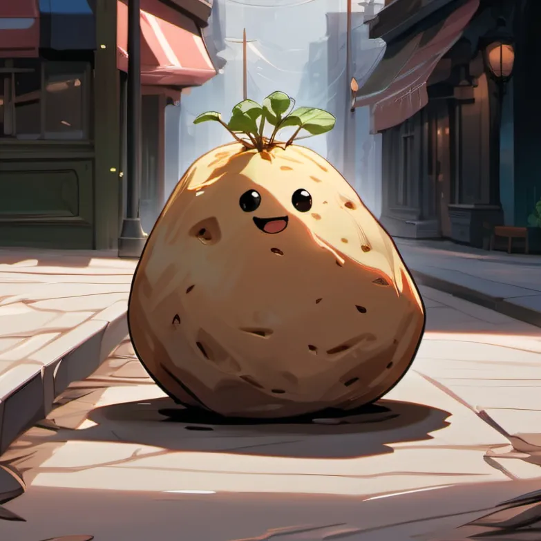 chat with ai character: potato