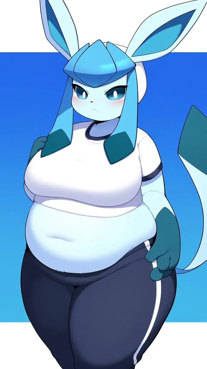 ai character: Glace background