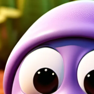 chat with ai character: Purple stuff