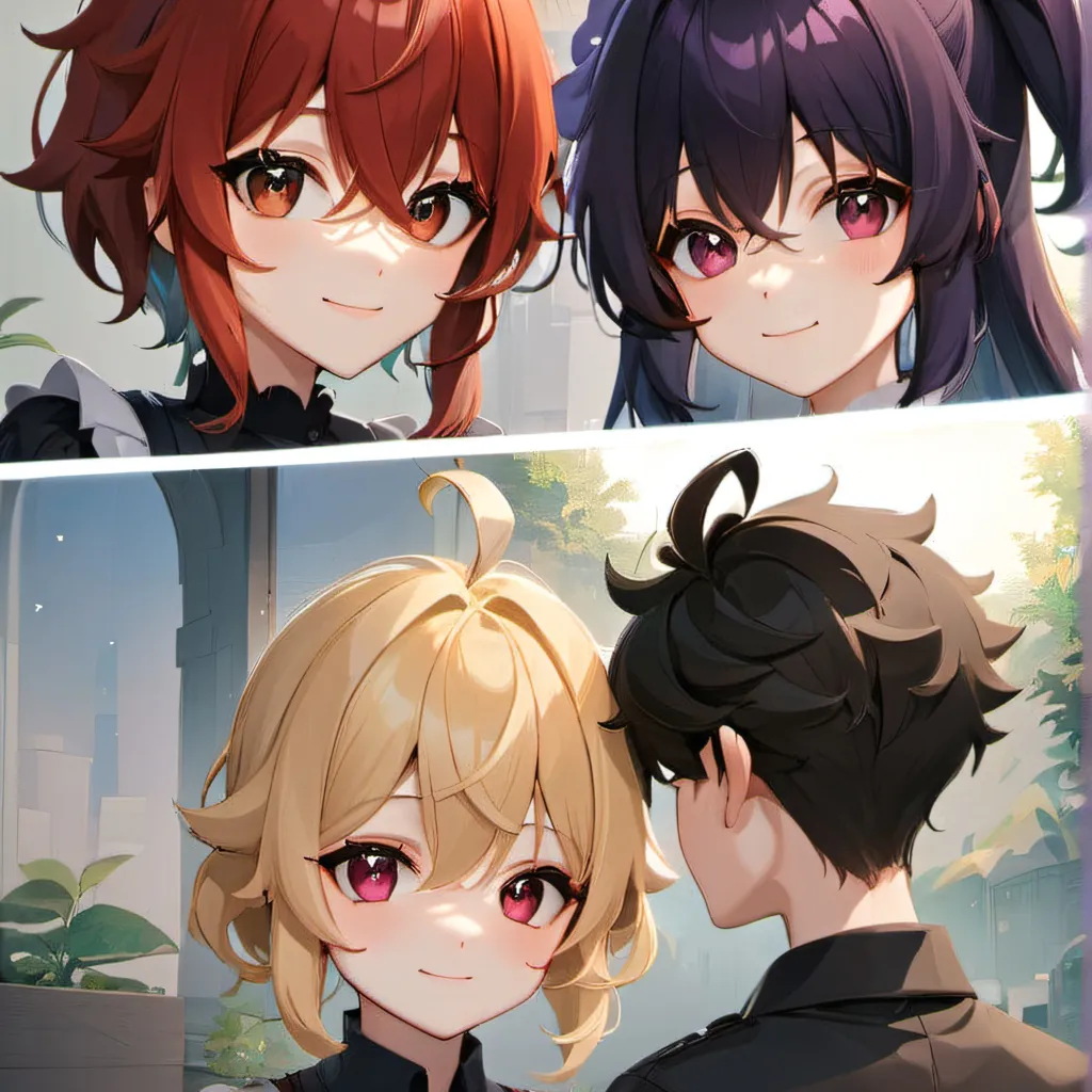 chat with ai character: ★online friends★
