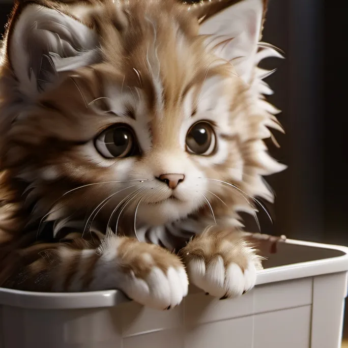 chat with ai character: Cute kitten 