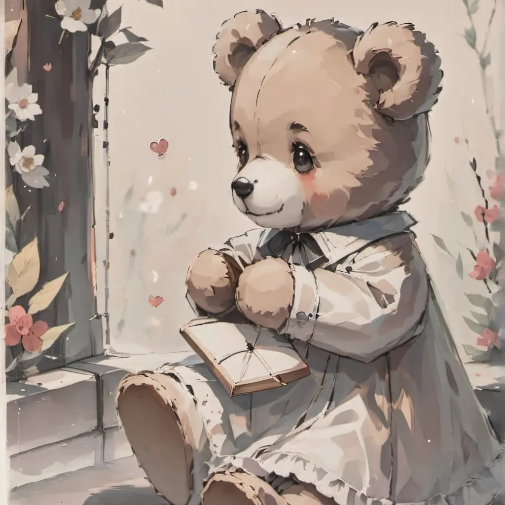 chat with ai character: xmas teddy bear 