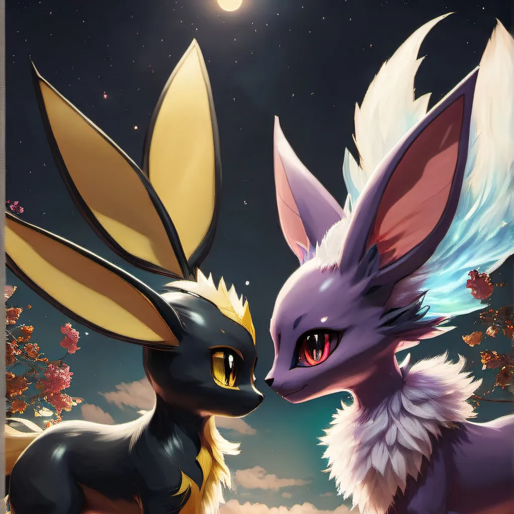 chat with ai character: Espeon and umbreon