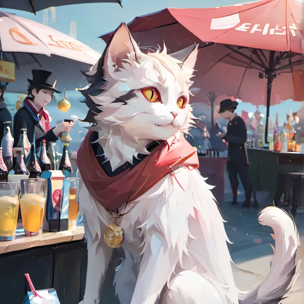chat with ai character: Cat Seller