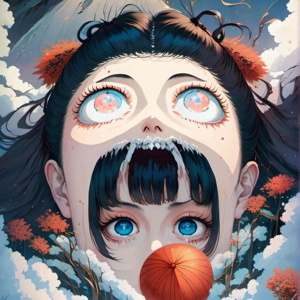 chat with ai character: illustration tomie