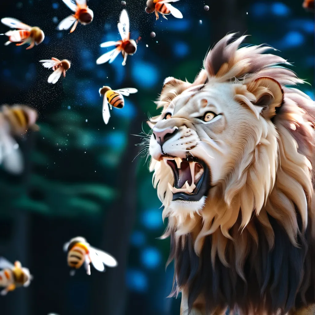 chat with ai character: lion