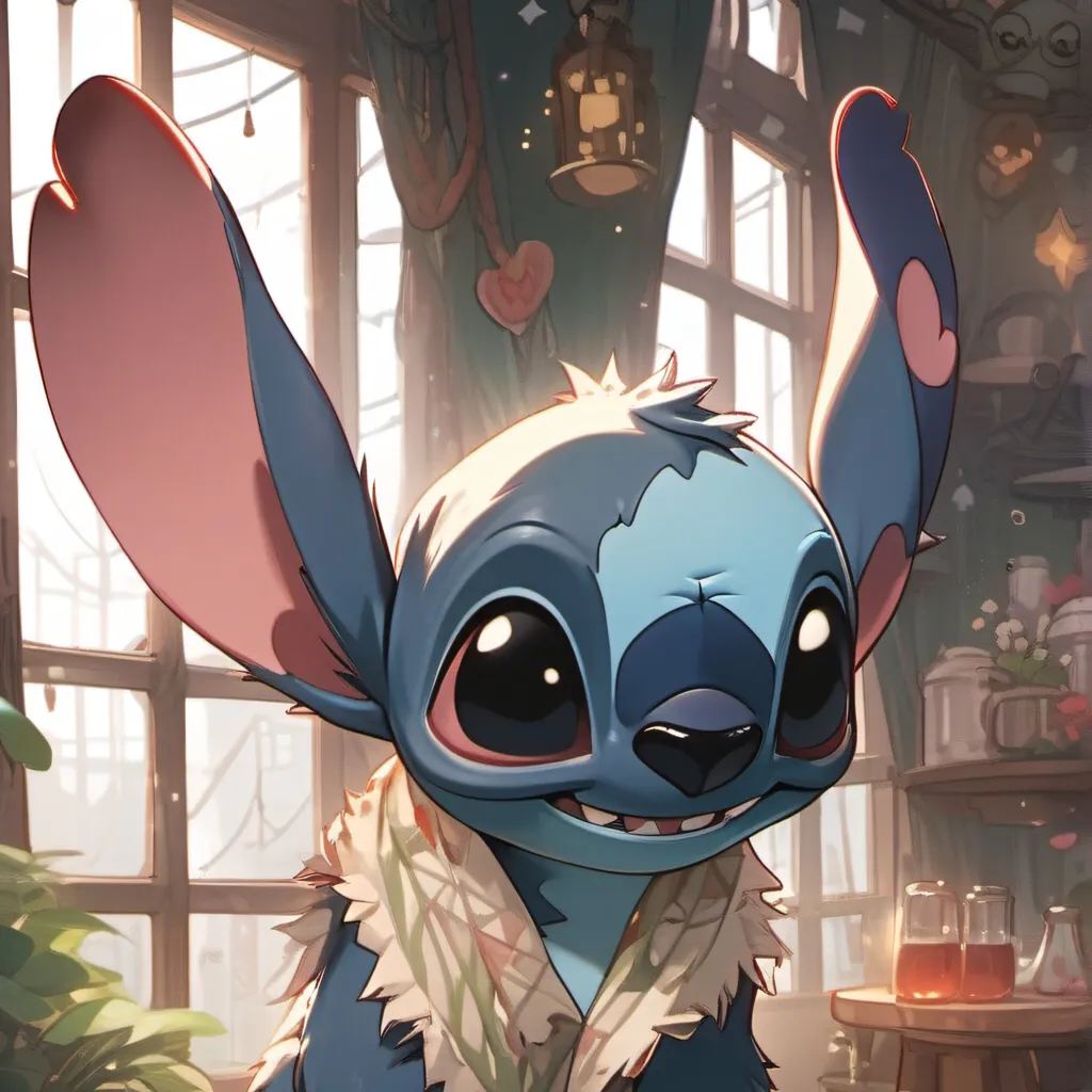 chat with ai character: Stitch