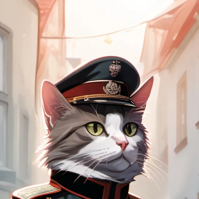 chat with ai character: WW2 BUT WITH CATS