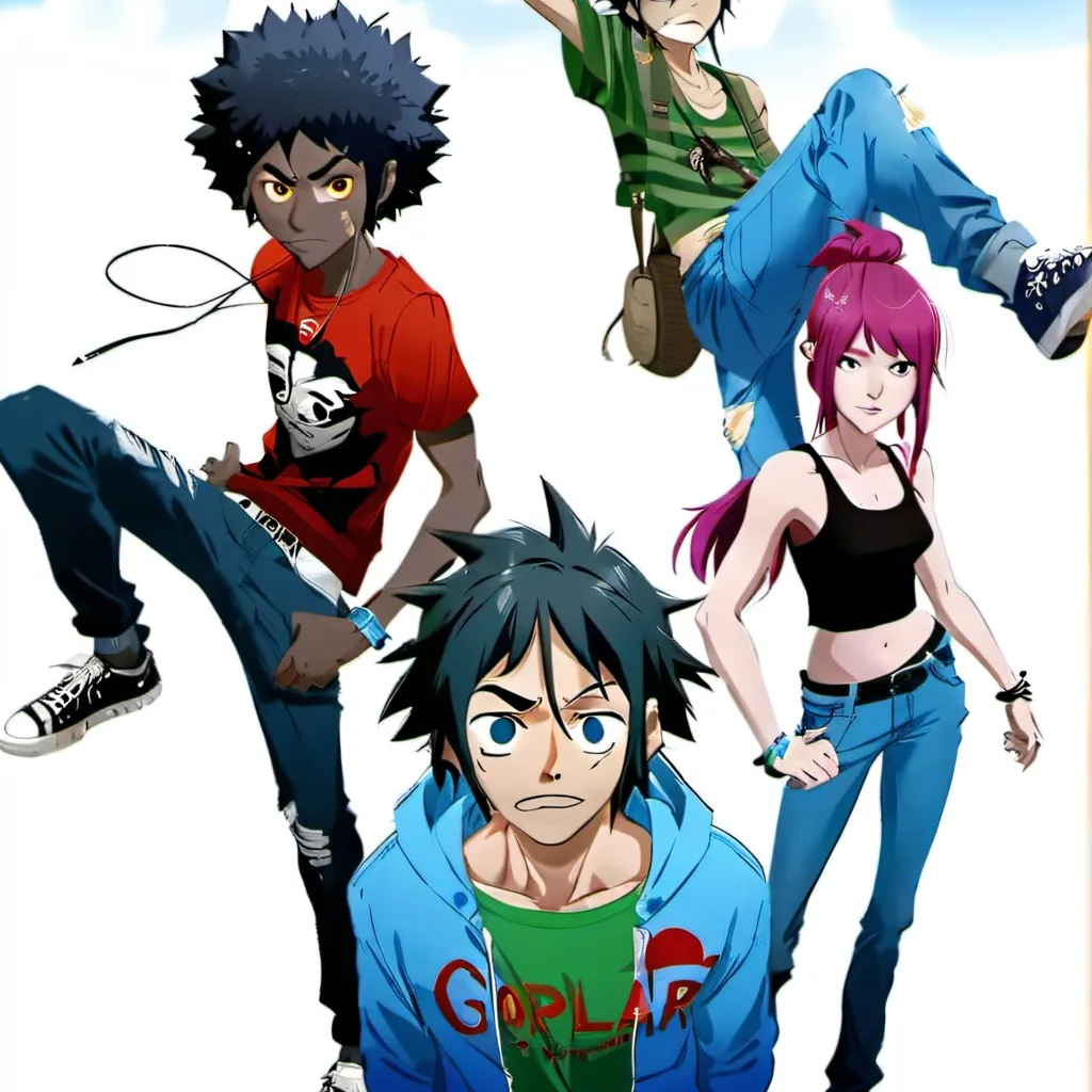 chat with ai character: Gorillaz memberz