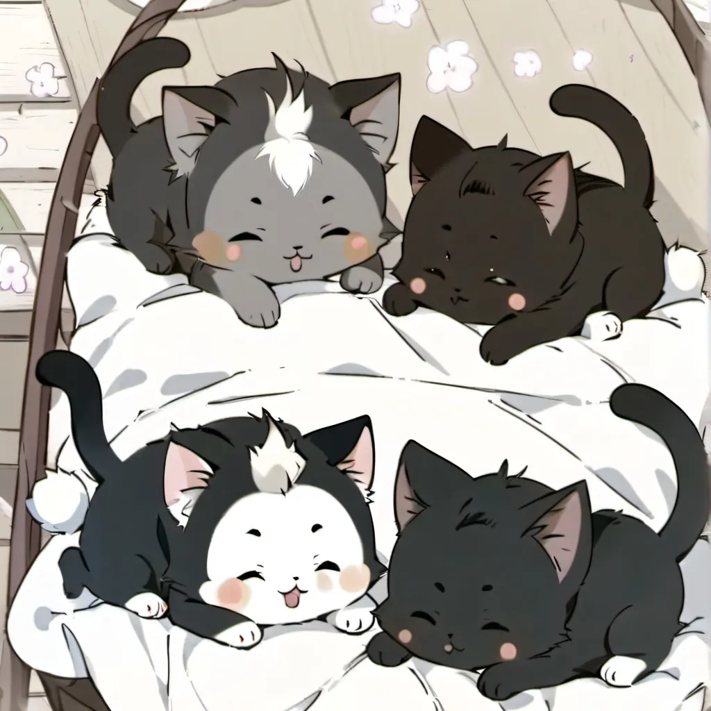 chat with ai character: 4 abused kittens 