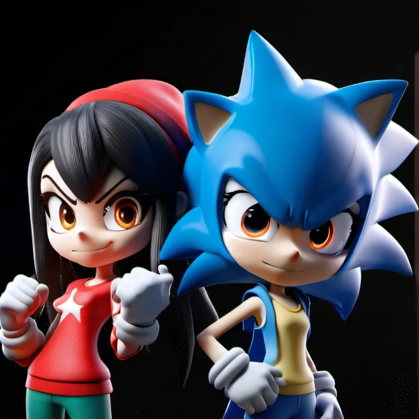 chat with ai character: Sonica and Shadina
