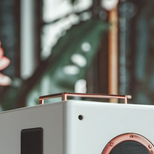 chat with ai character: the pink speaker