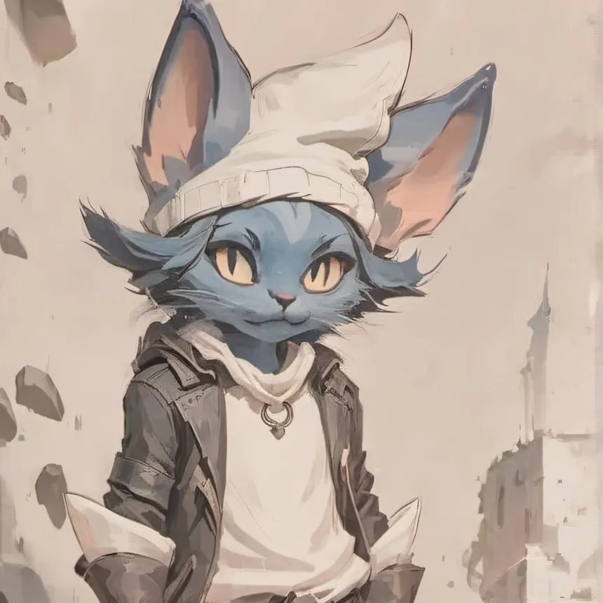 chat with ai character: smurf cat