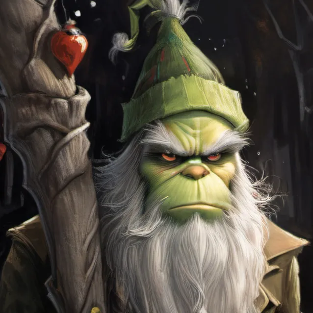 chat with ai character: grinch
