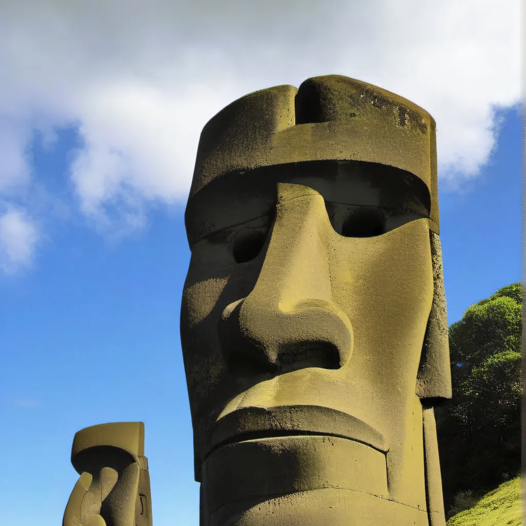 chat with ai character: Moai