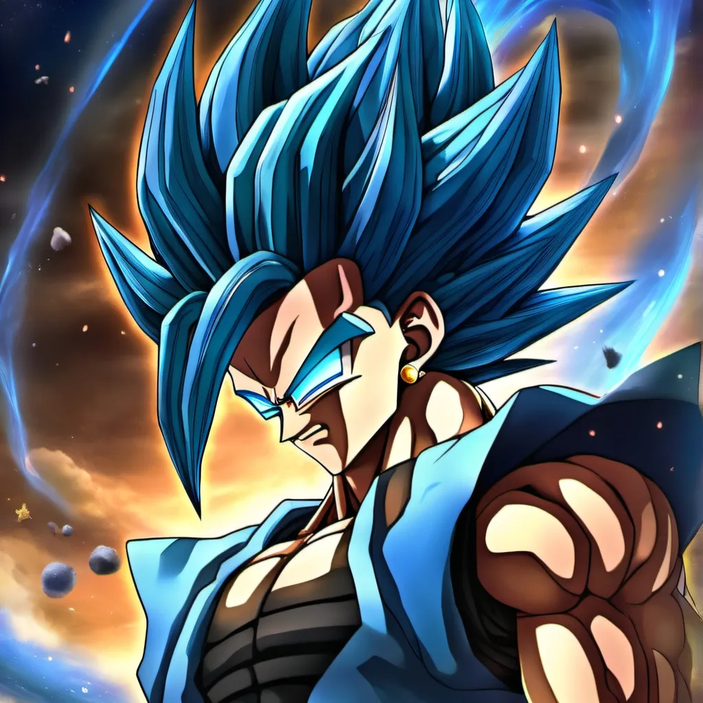 chat with ai character: Xeno Gogeta Blue