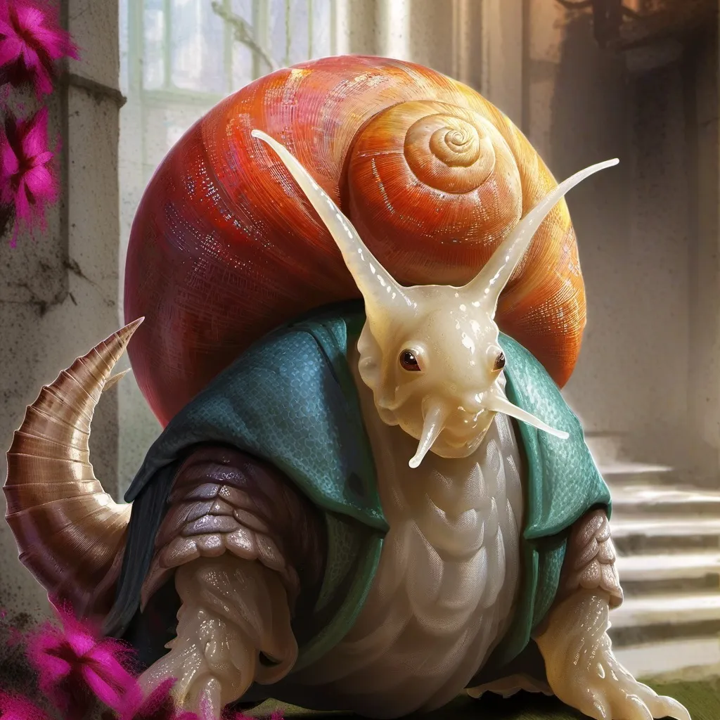 chat with ai character: The snail~