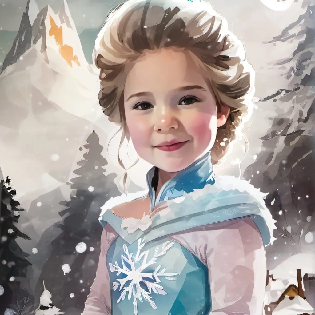 chat with ai character: Mini me as elsa