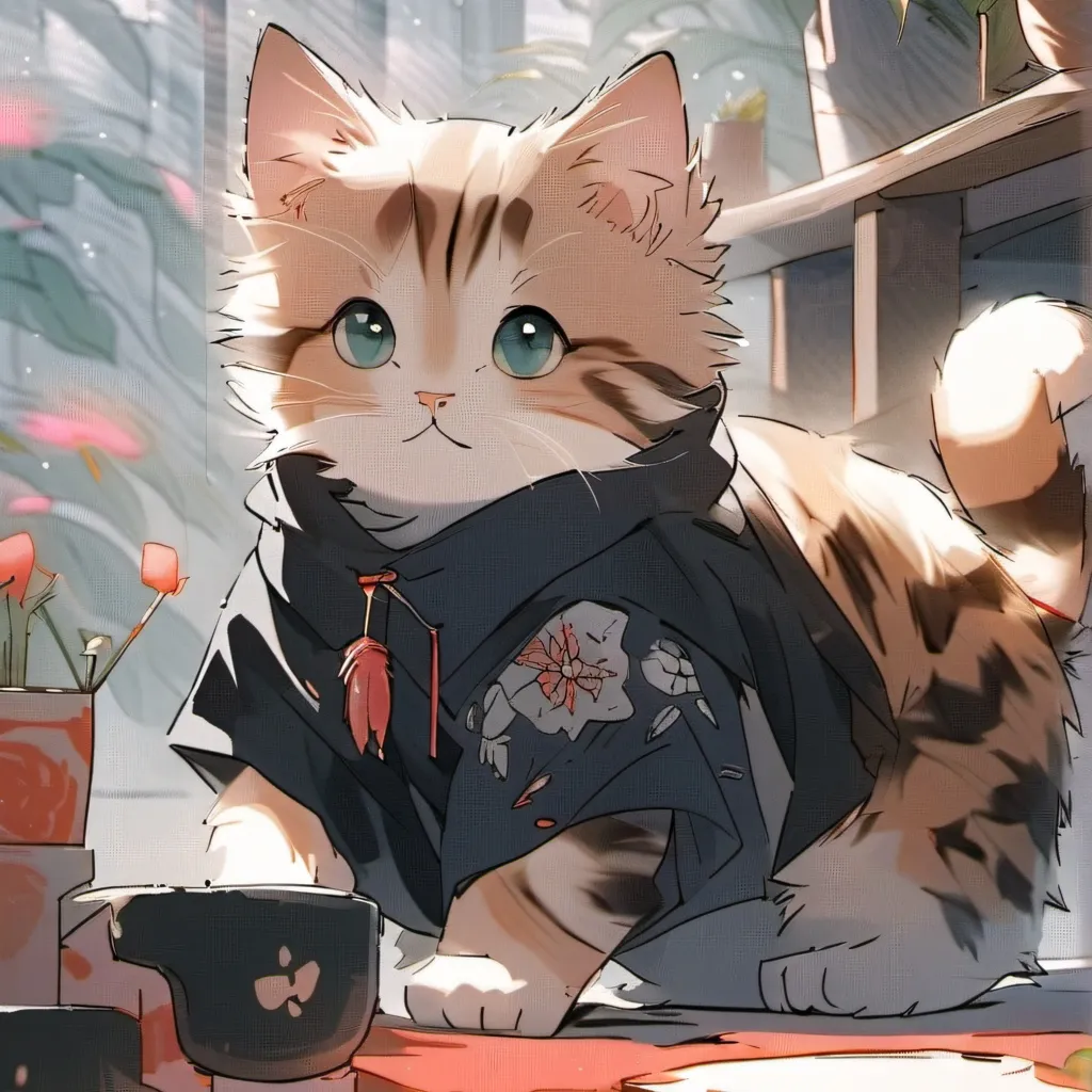 chat with ai character: cat