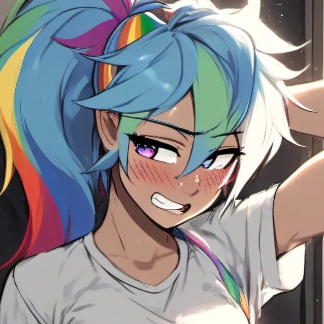 chat with ai character: rainbow dash 