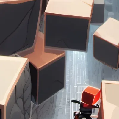 chat with ai character: Cube runners vr