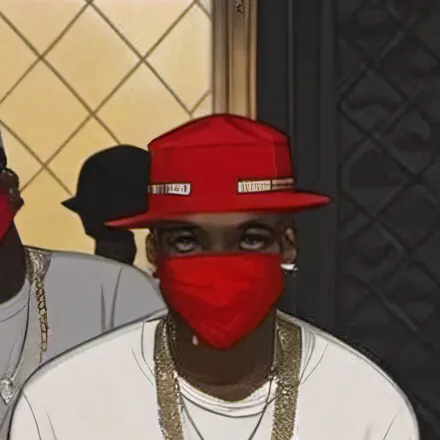 chat with ai character: Blood gang members