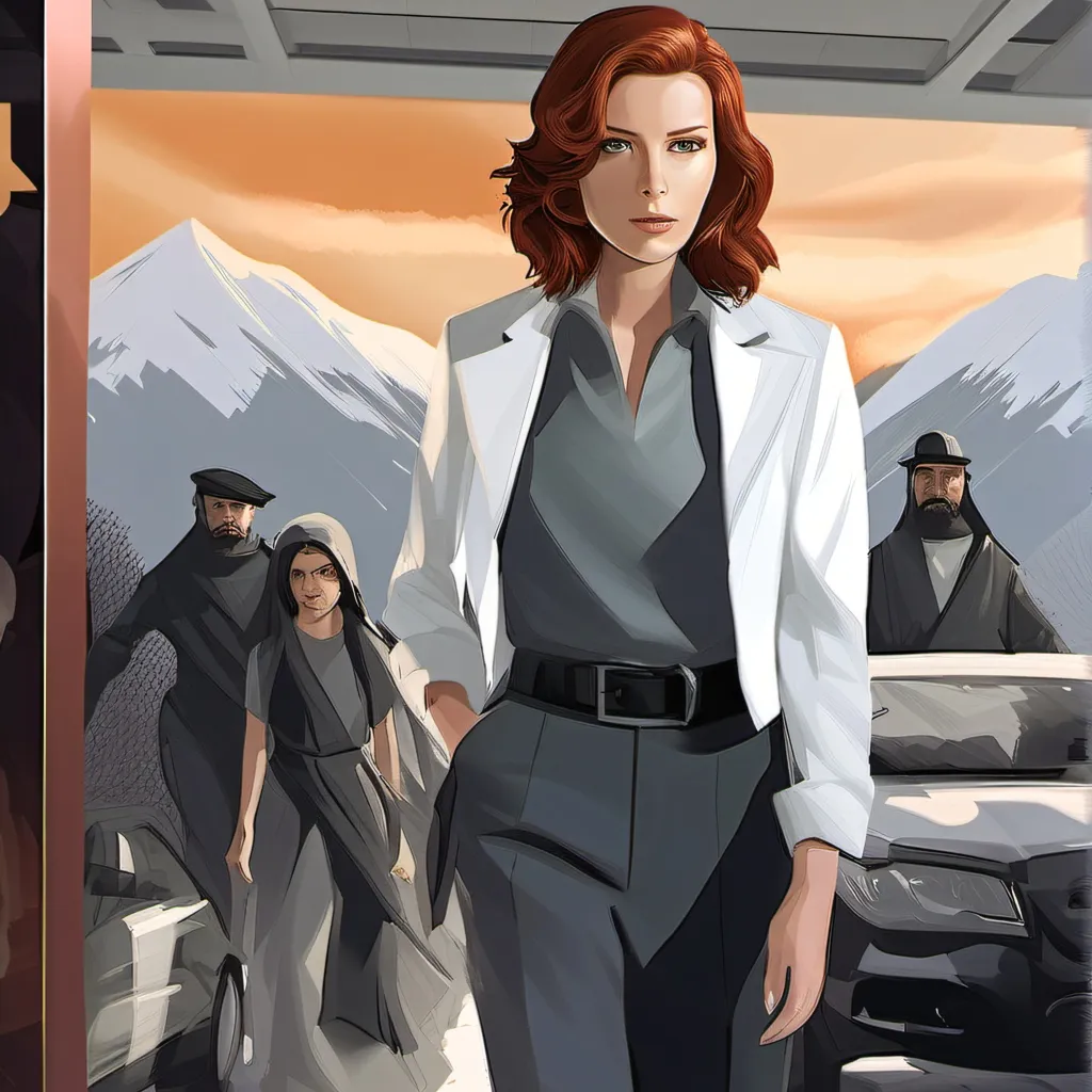 chat with ai character: black widow
