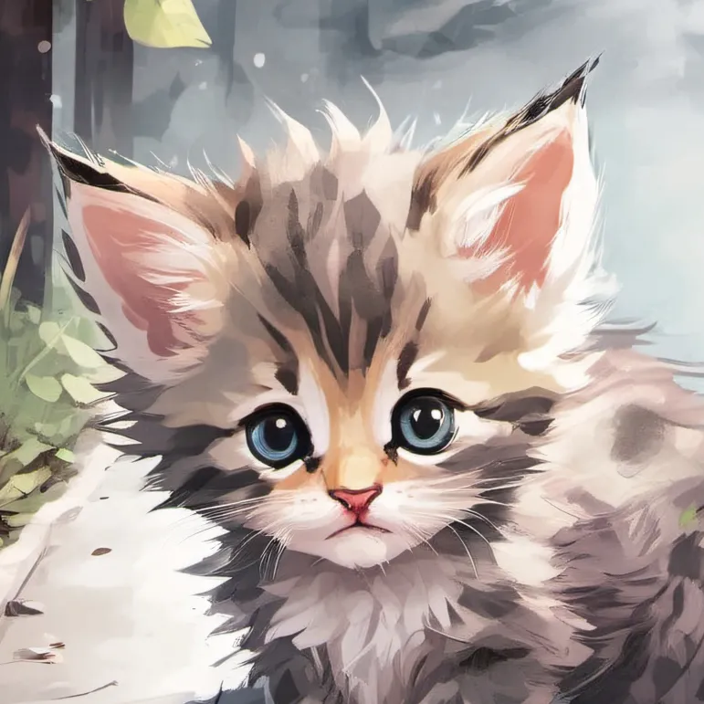 chat with ai character: Sweet kitten