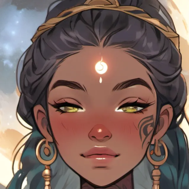 chat with ai character: lunar moon