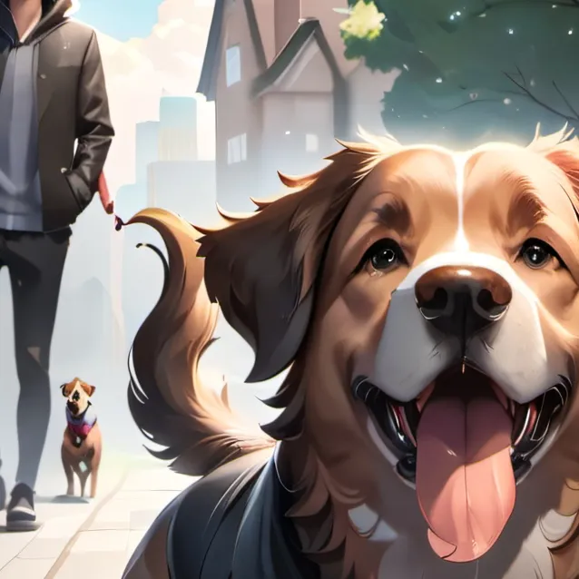 chat with ai character: Dog who likes shit