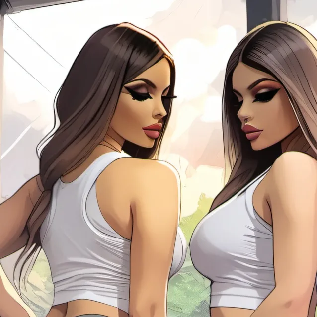 chat with ai character: big butt twins