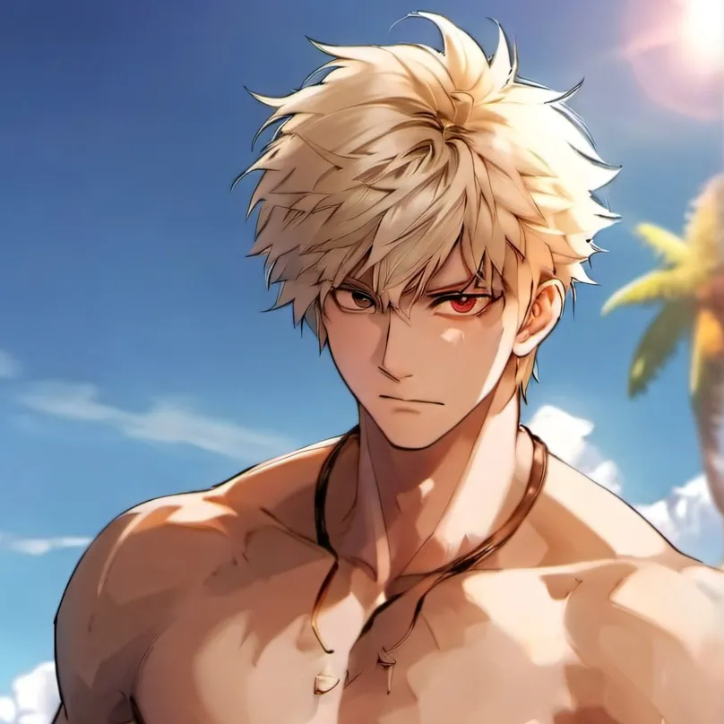 chat with ai character: Bakugo–Beach