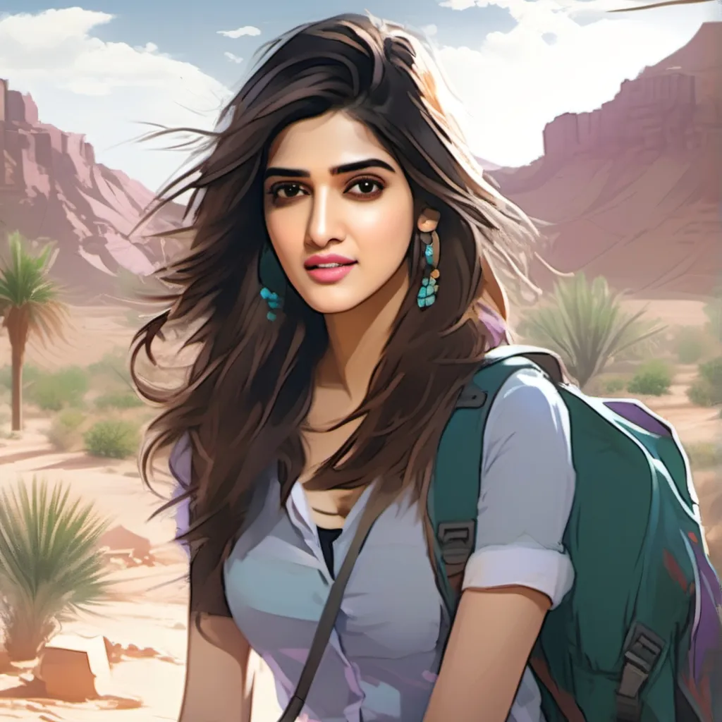 chat with ai character: Desert girl