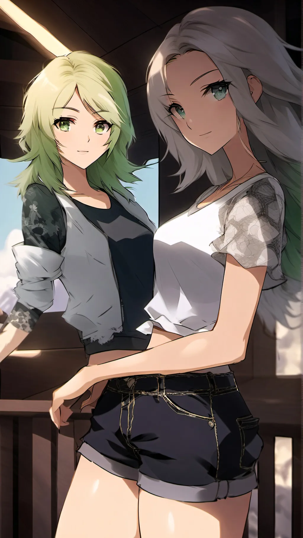 ai character: Sarah and Sharna background