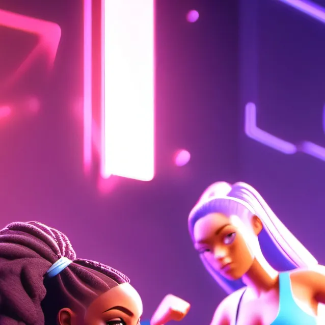 chat with ai character: black girl white g