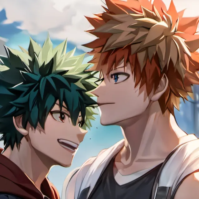 chat with ai character: Deku and Bakugo