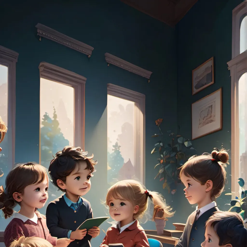 chat with ai character: Class in school