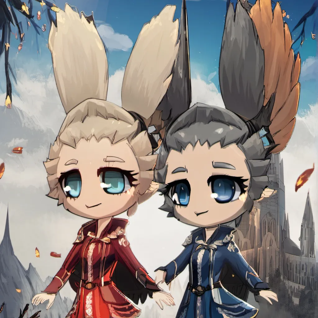 chat with ai character: the bunny sisters
