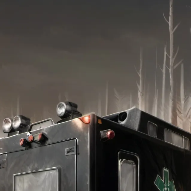 chat with ai character: 🖤⚠️Black ambulance